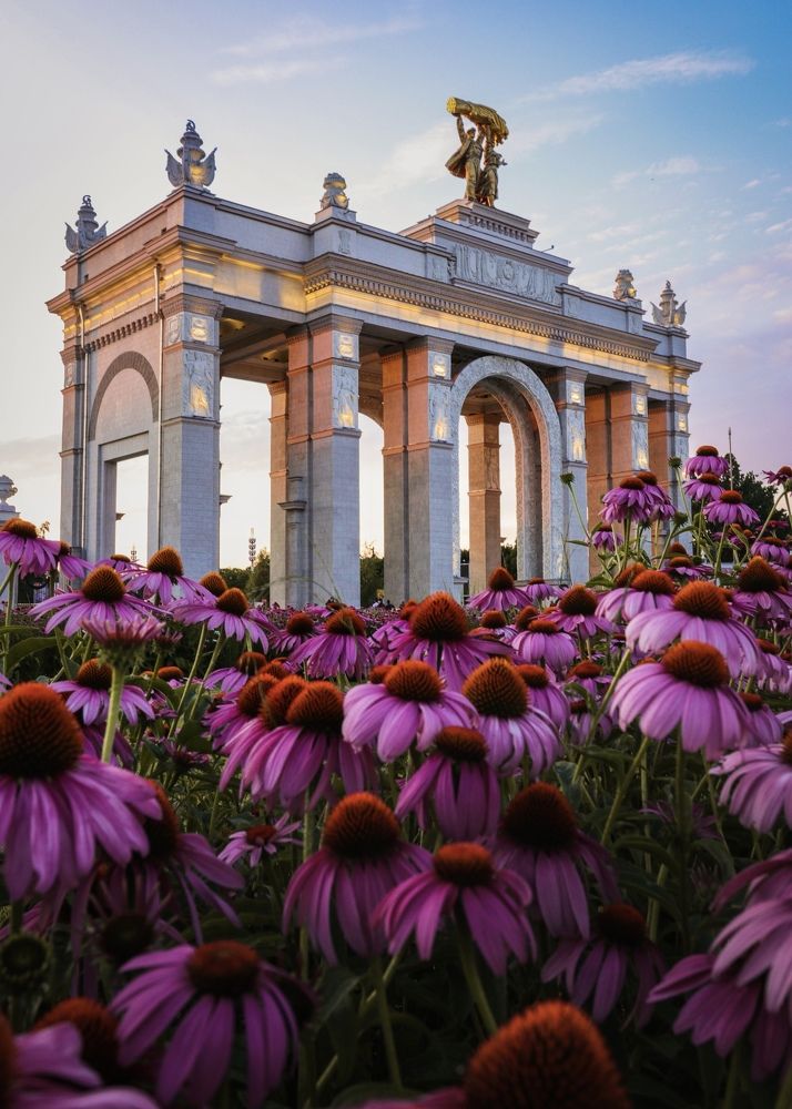 Sunset at VDNKh
