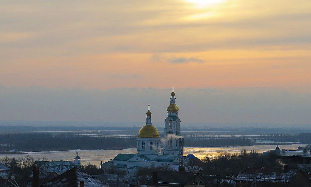 Закат на Дону