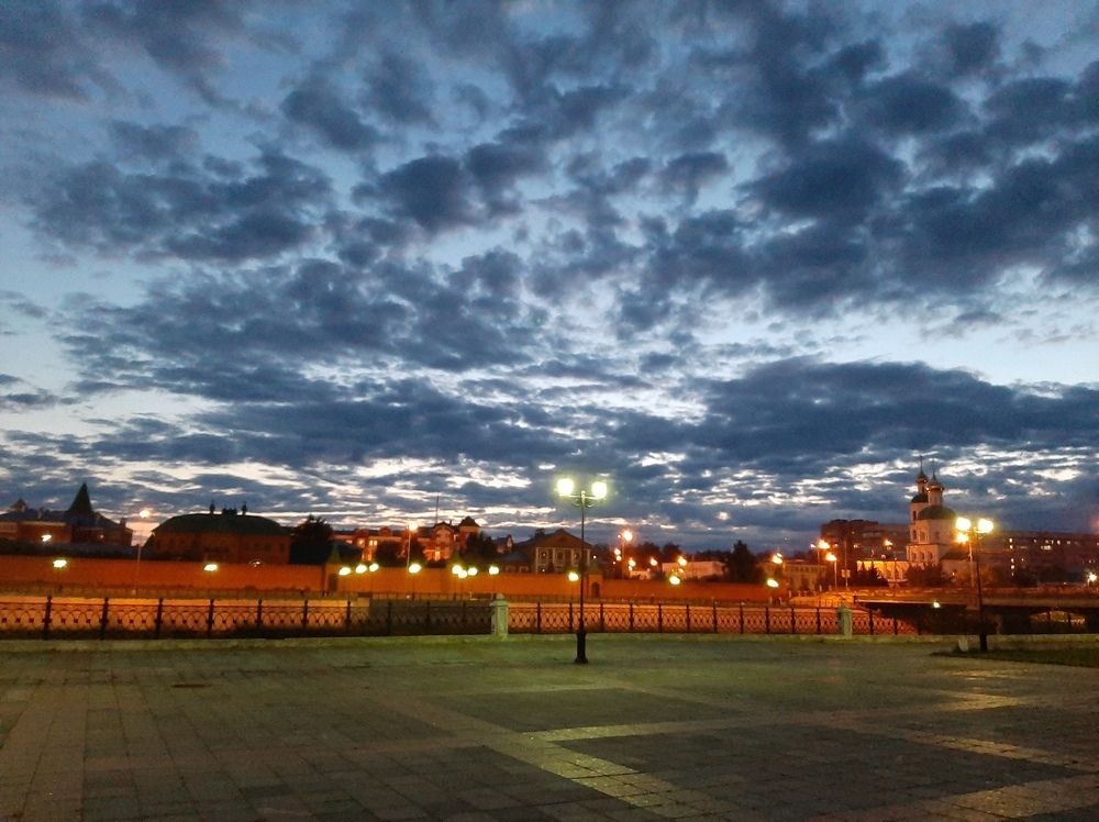 Вечернее небо Йошкар-Олы