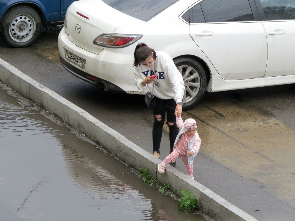 малыш и мама