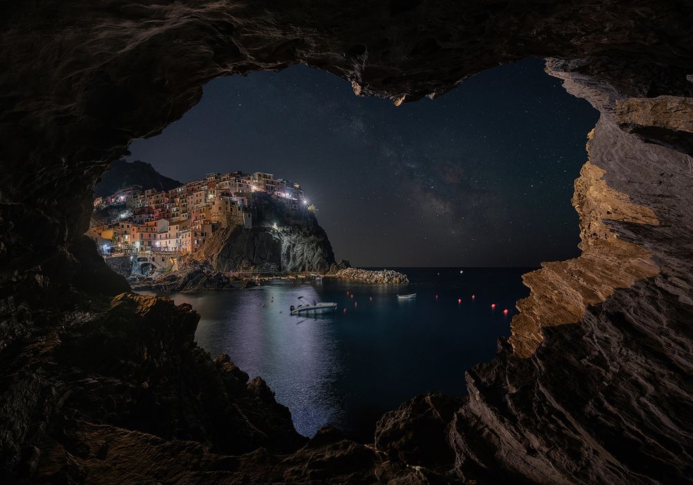 Manarola in the night