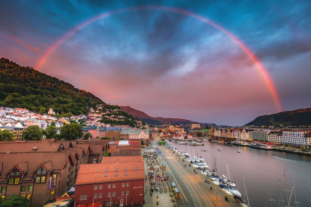 Sunset in Bergen