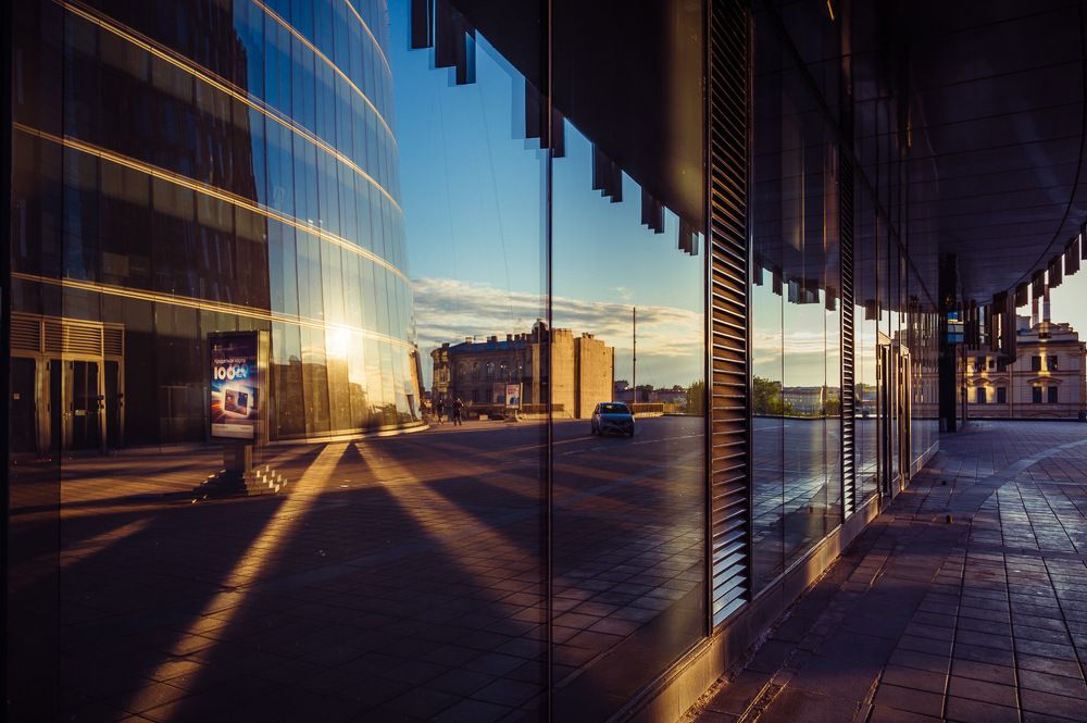 Двойное отражение.