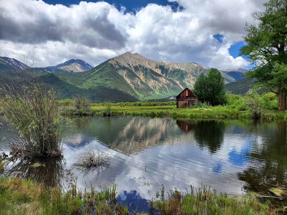 Rinker Peak at Twin Lakes, CO.