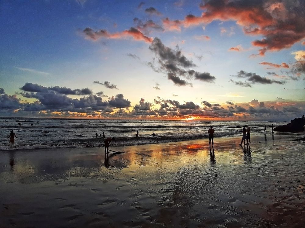 Sunset at Eco Beach Canggu Bali
