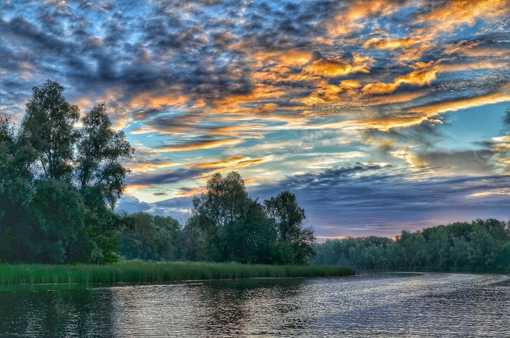 Рассветные краски неба