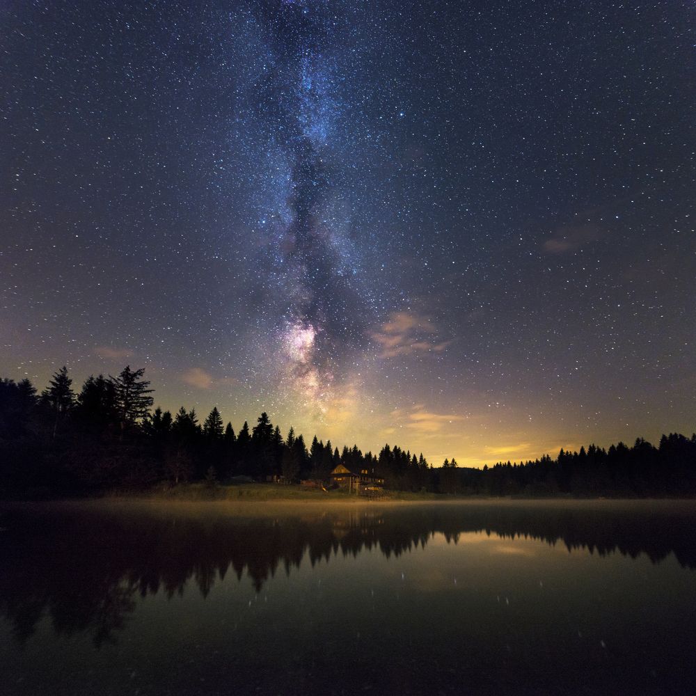 Milky Way to the lake