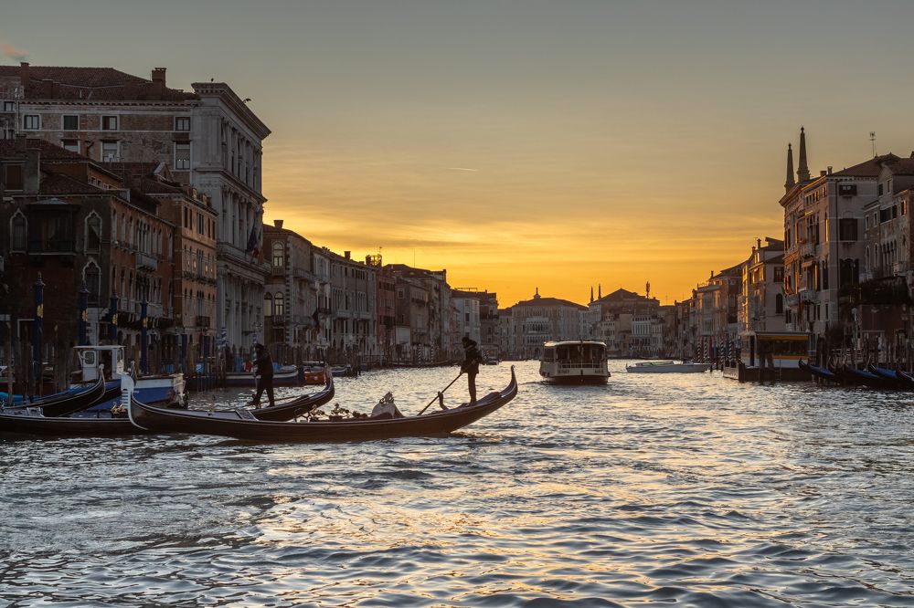 Sunset over the Grand Canal