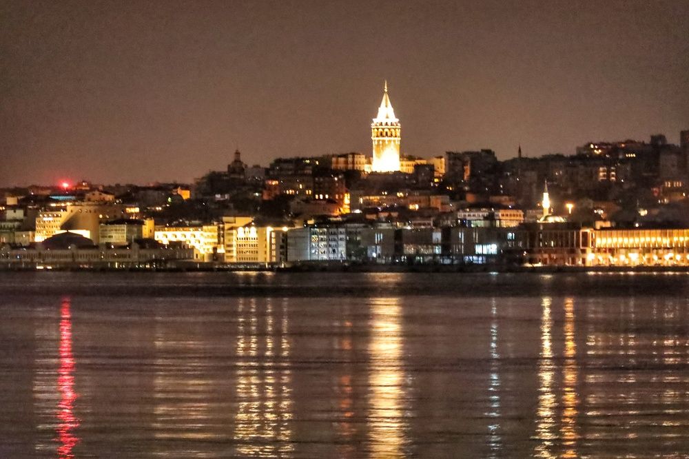 Galata tower and city, Istanbul-Turkiye.