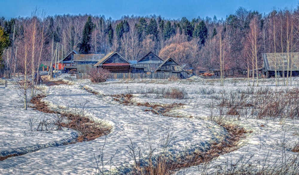 Первые краски весны.