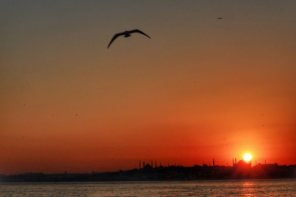 Istanbul at sunset