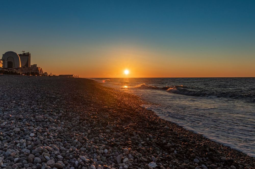 Морской закат.