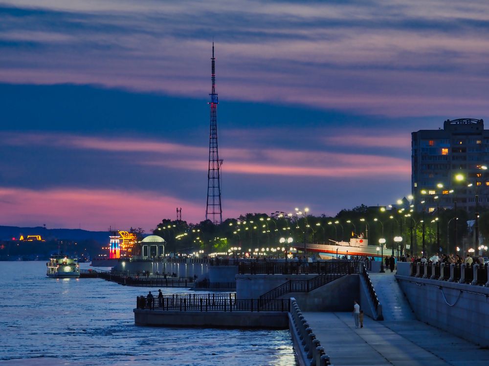 Закат над Амуром