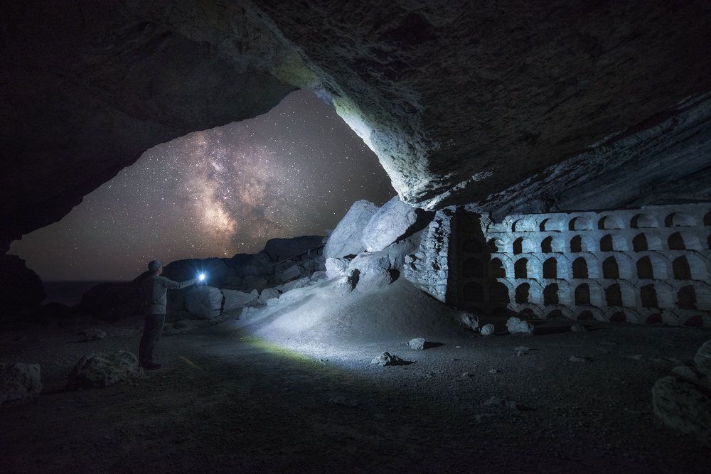 " Грот Голицина " Новый Свет. Крым.
