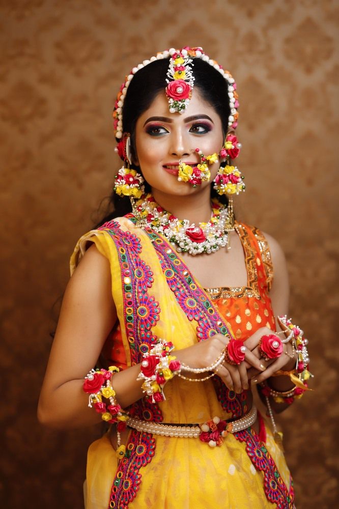 Traditional Haldi Look