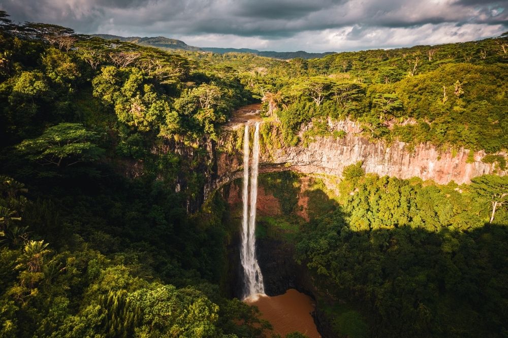 The Chamarel Waterfall