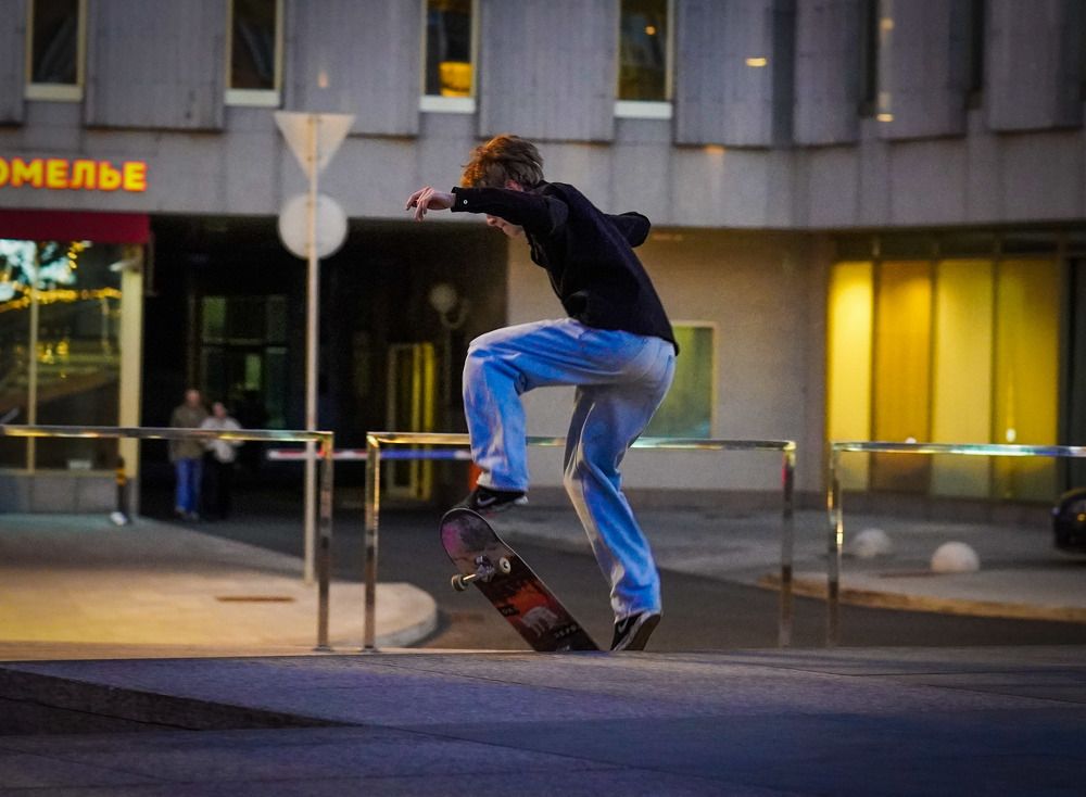 Street skateboarding