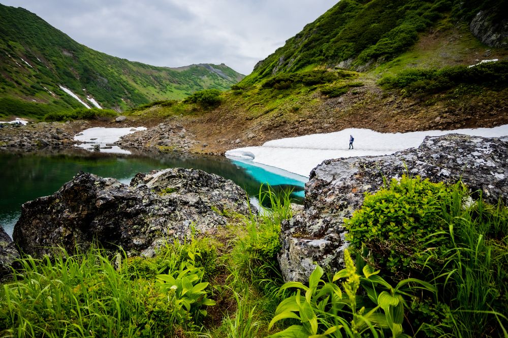 Камчатка. Голубые озера.