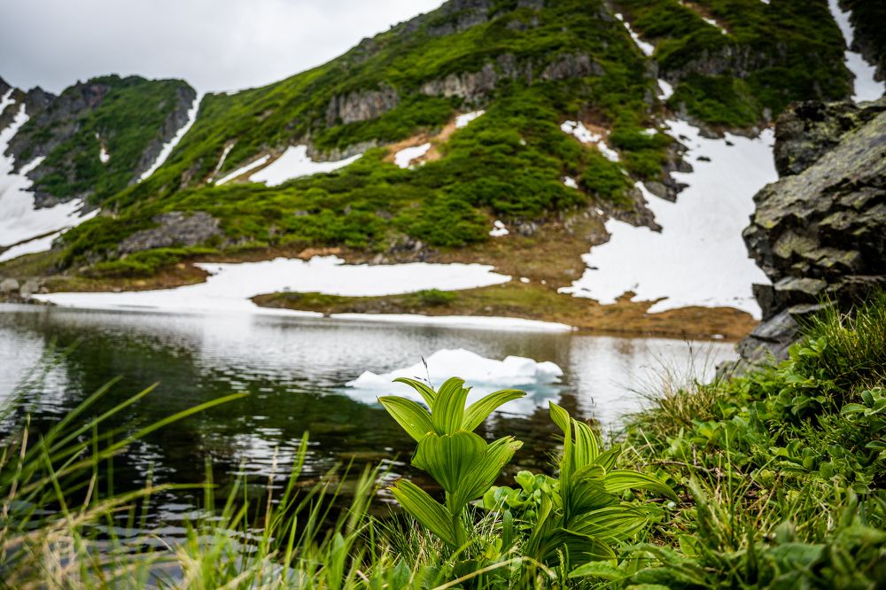 Камчатка. Голубые озера.