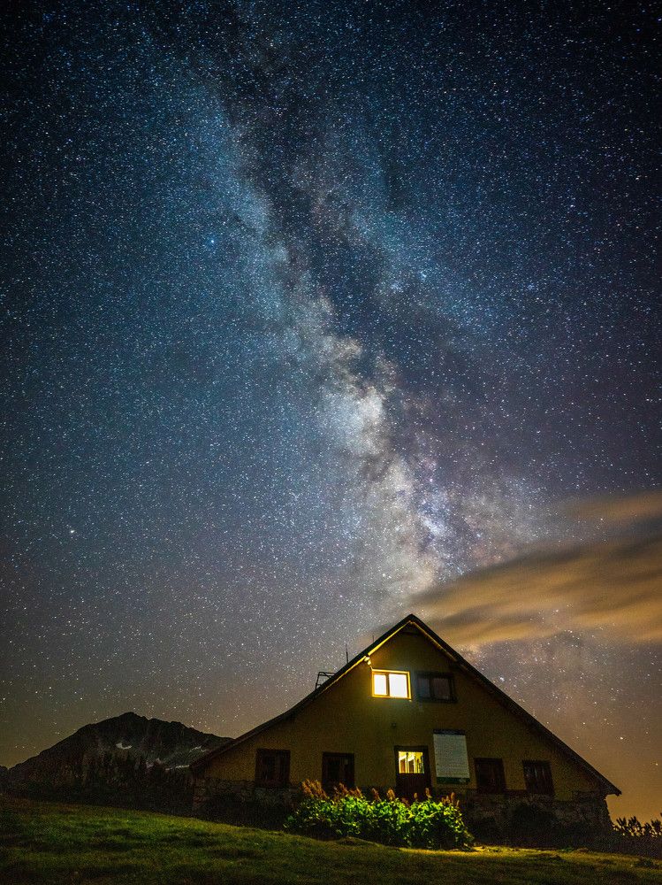 Milky Way over Pirin mountain