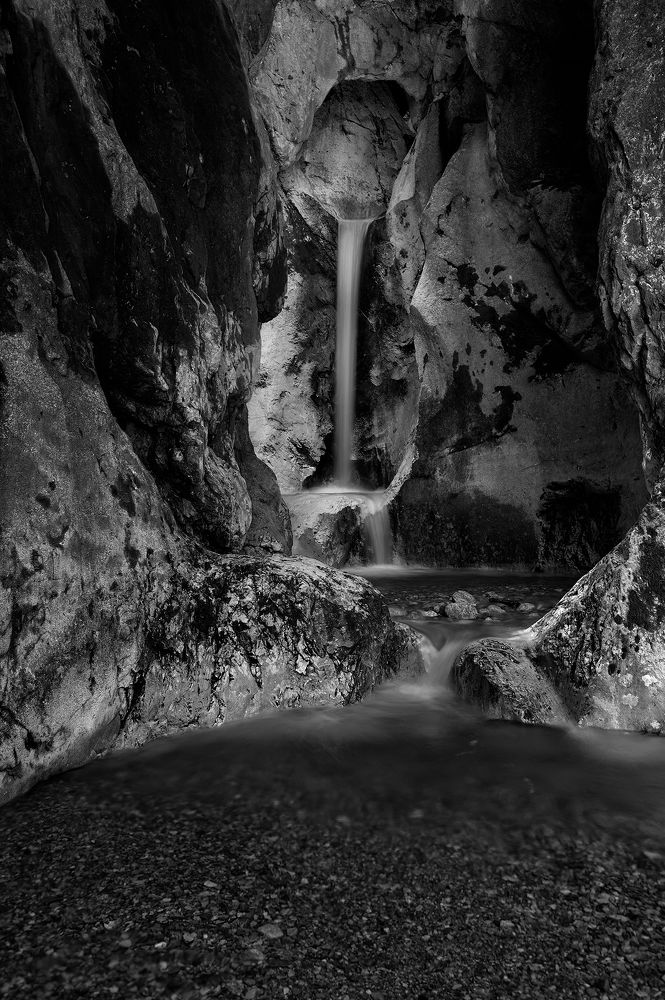 Waterfall in the Alps