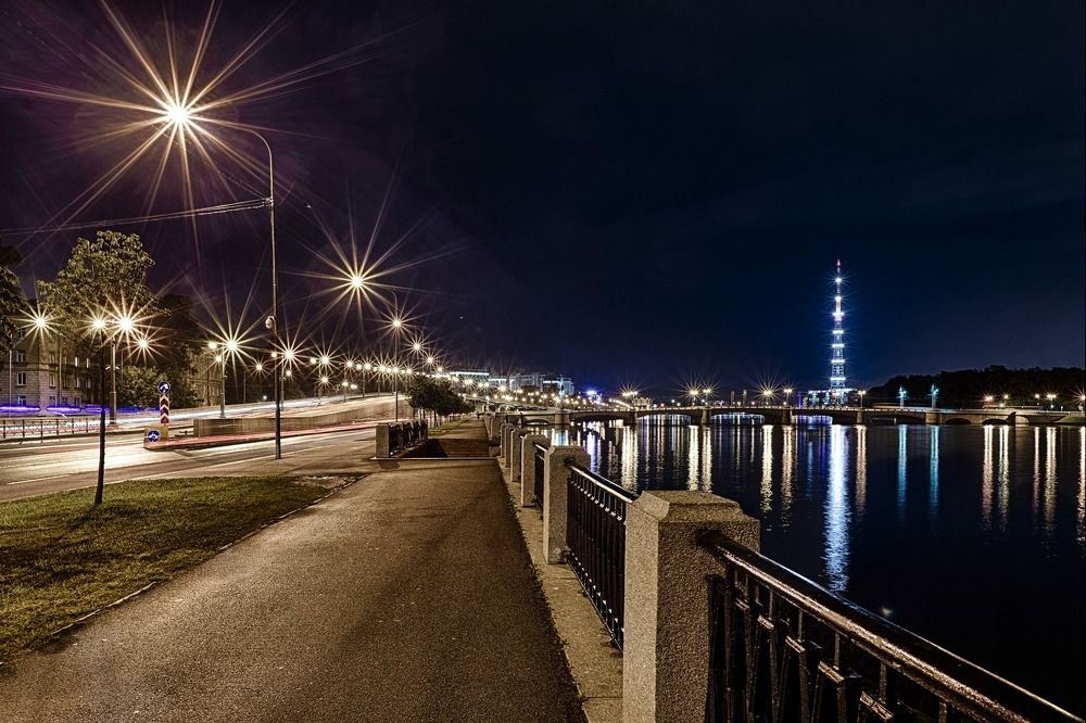 Ночные эстакады  Night overpasses