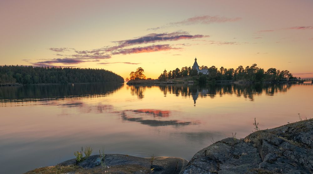 Вечер на берегу.