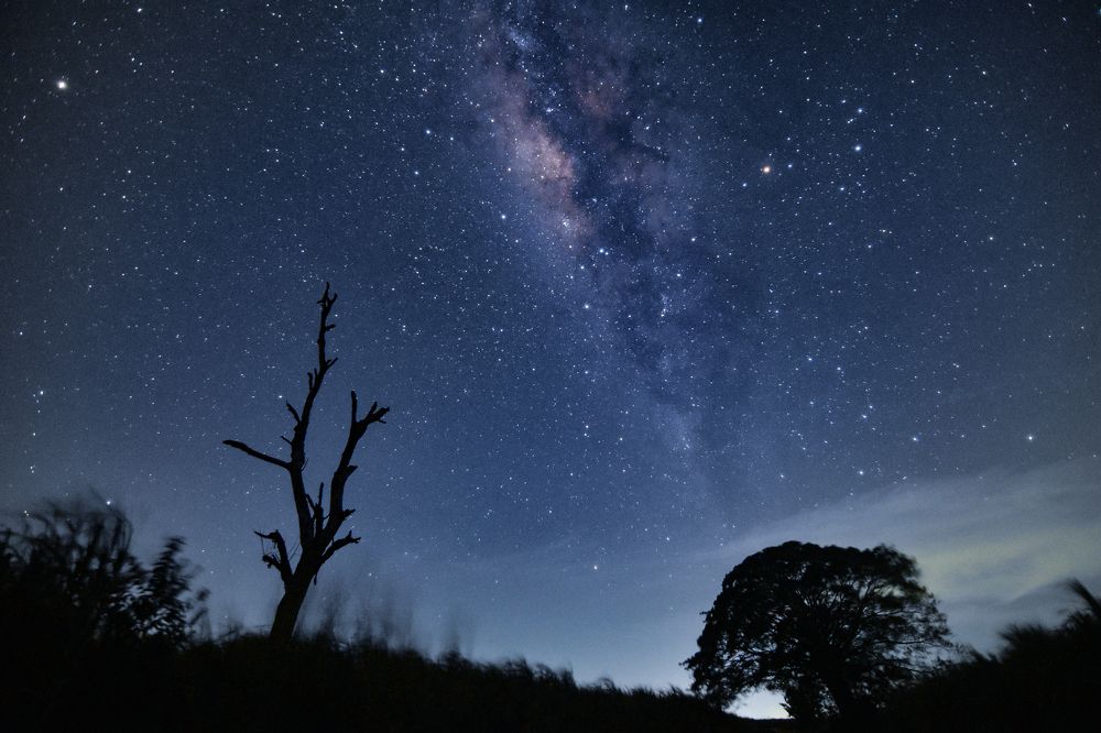 Silhouette Milky Way