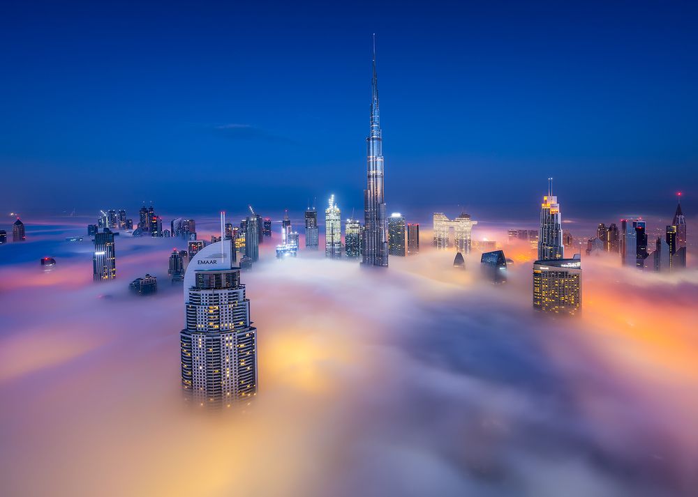 Fog in Dubai