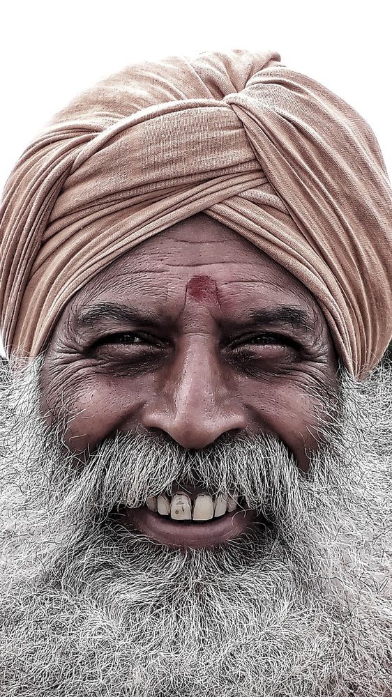 Smiling Babaji
