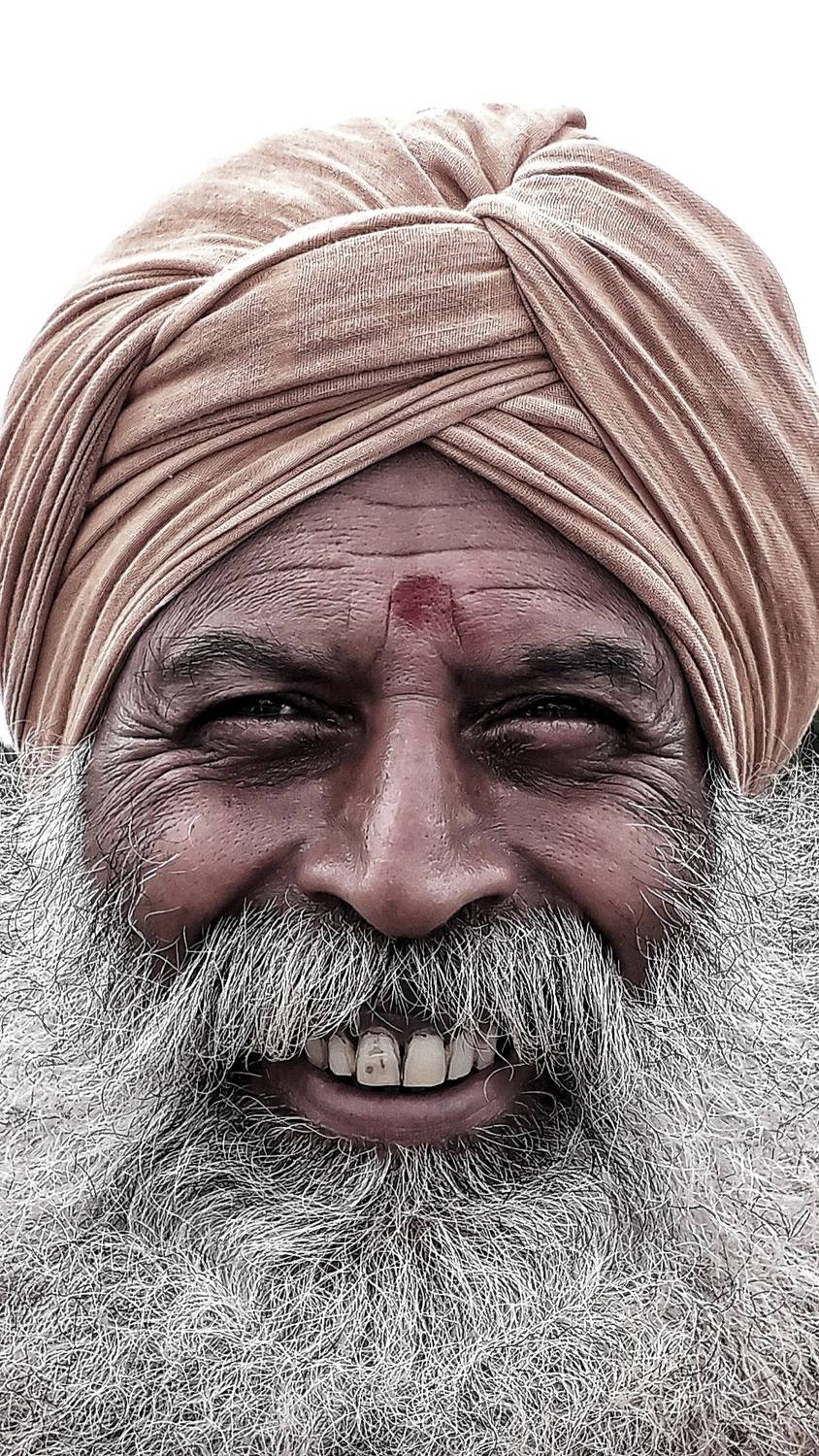 Smiling Babaji