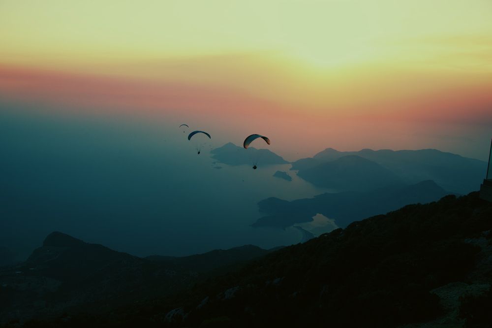 Полет в закат