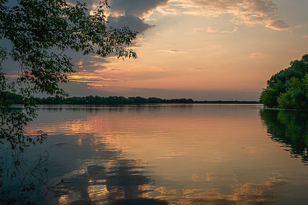 Закат над Окой