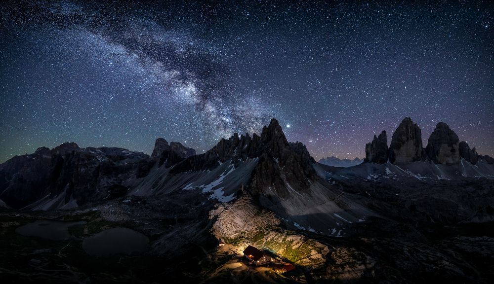 Dolomites night