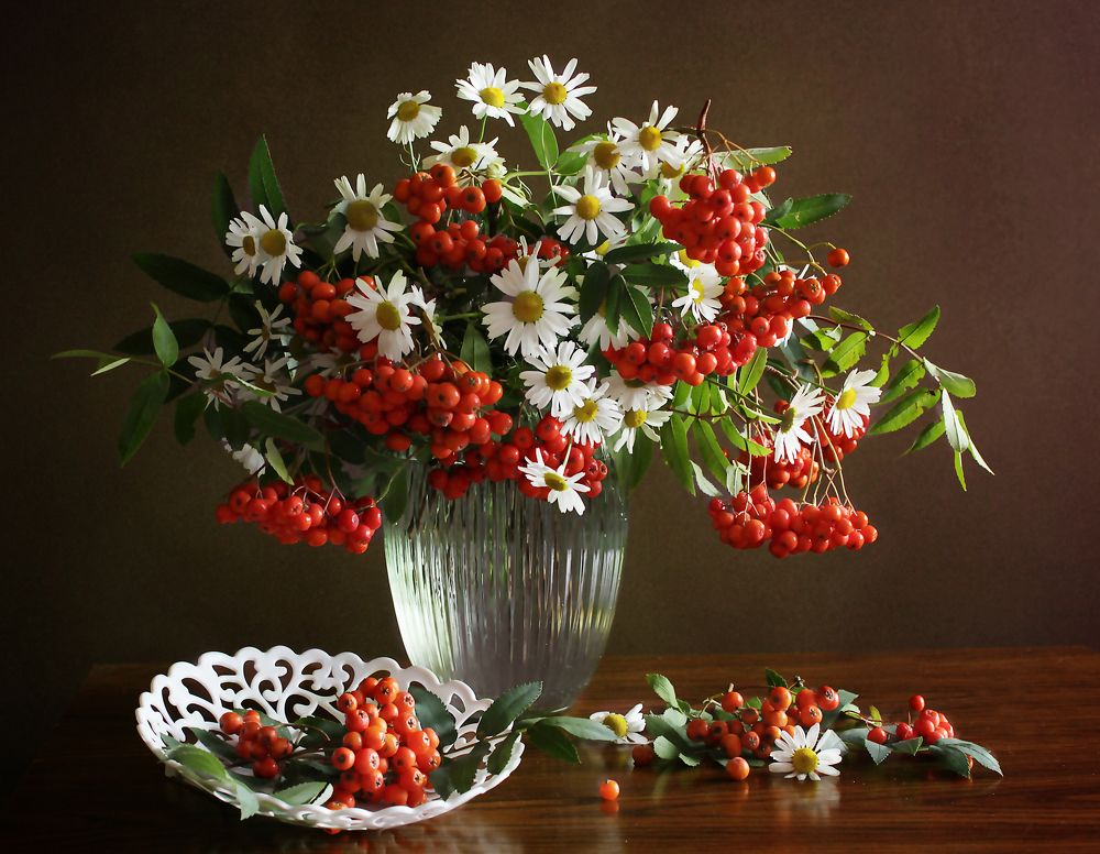 С ягодами рябины