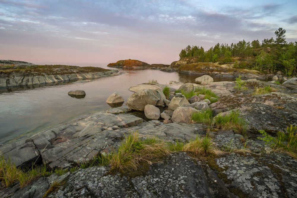 Белые ночи на Ладоге.