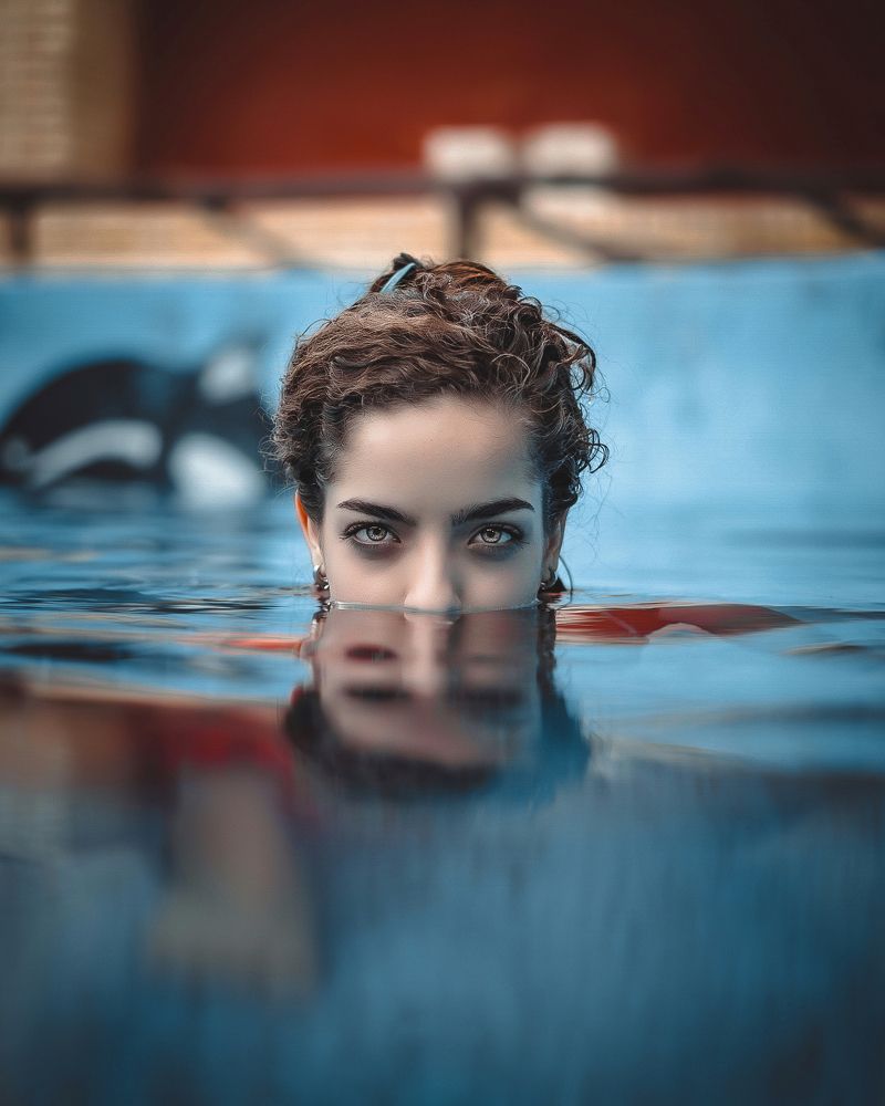 Portraiture In Pool
