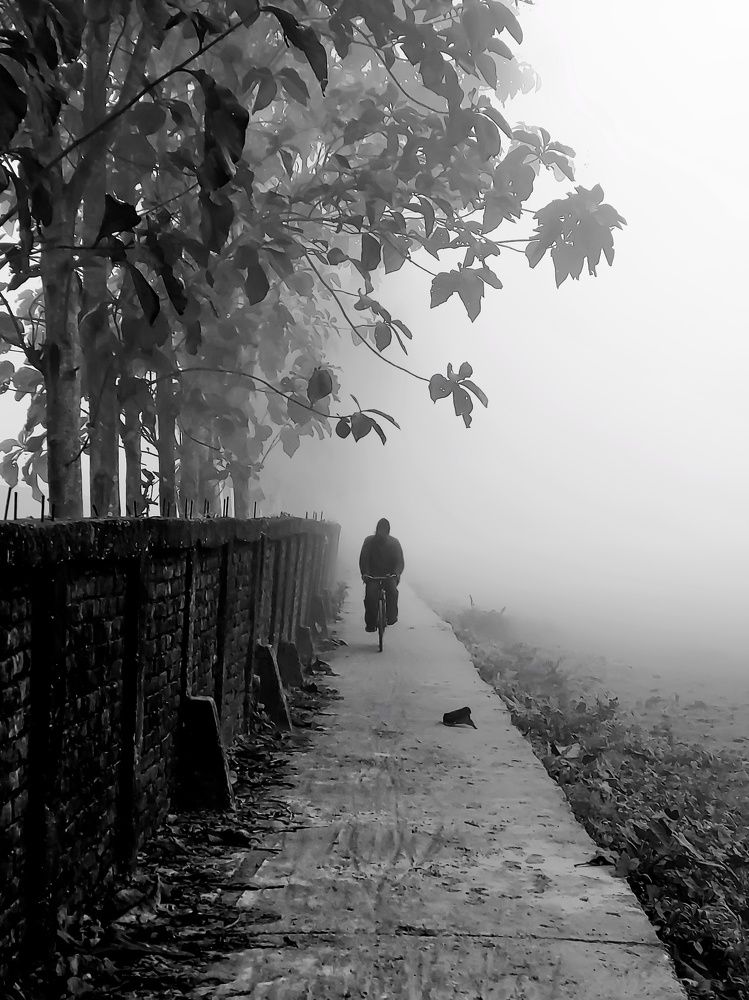 Winter in India.