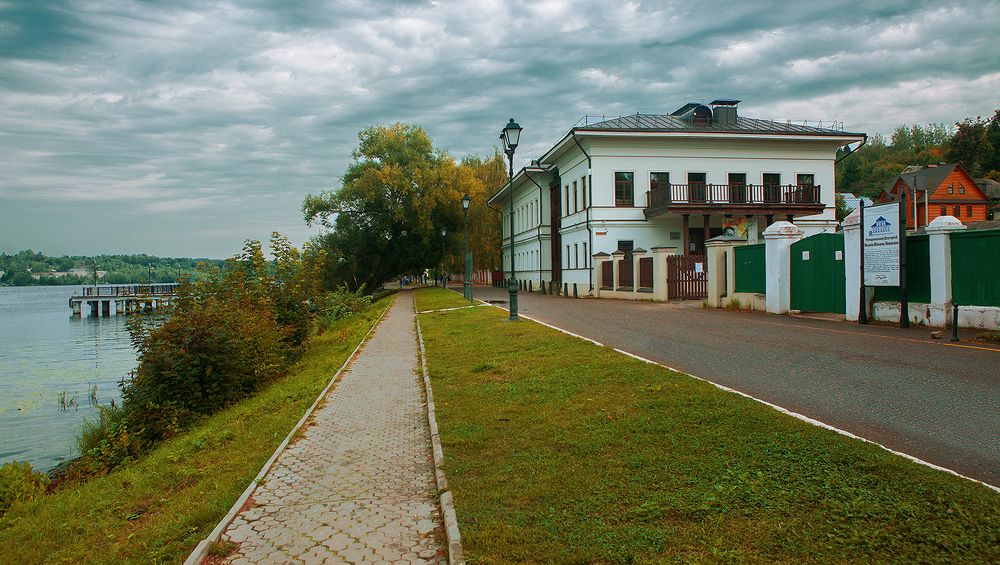 Плёс. Набережная р. Волги.