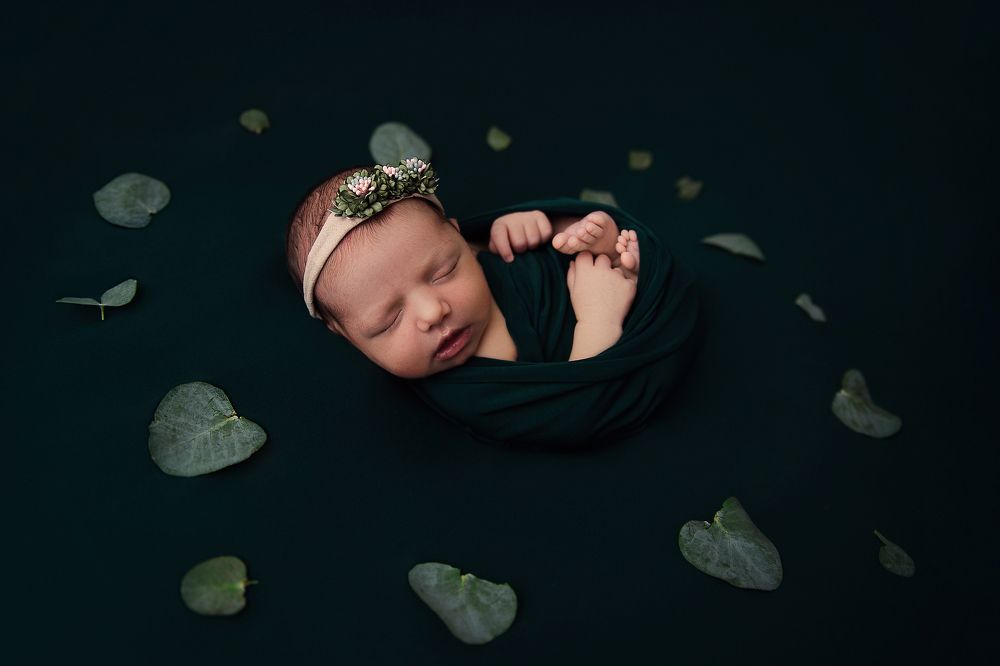 Julieta with eucalyptus