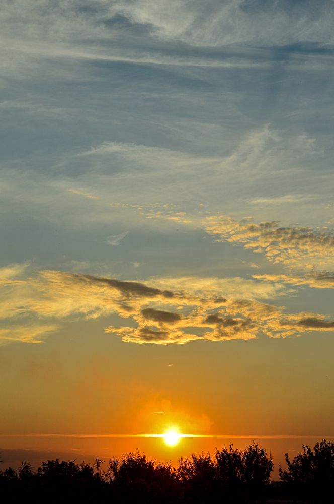 Streight Line Over the Sun