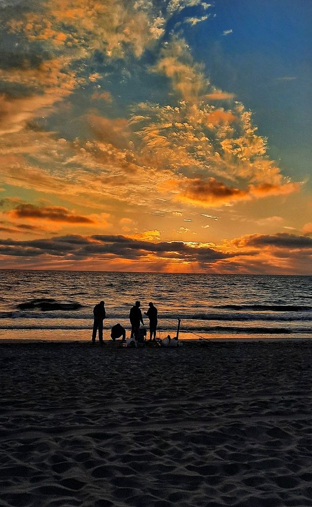 Закат на море