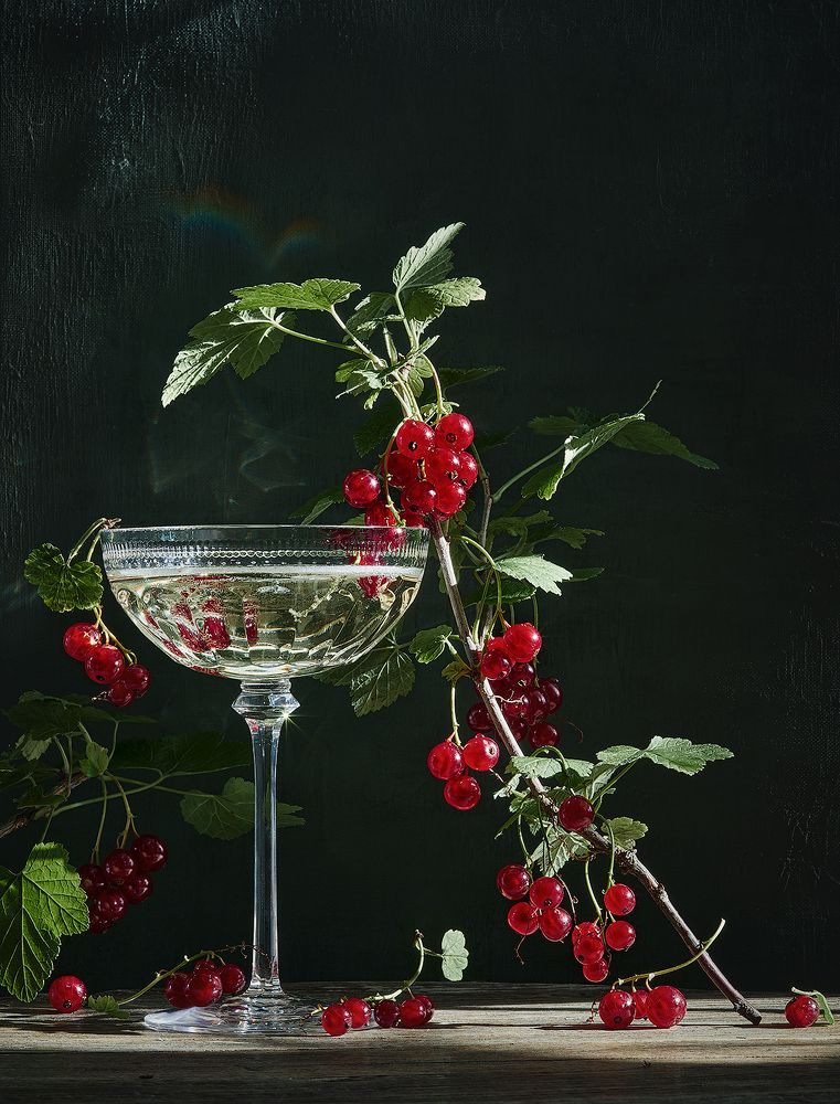 С красной смородиной