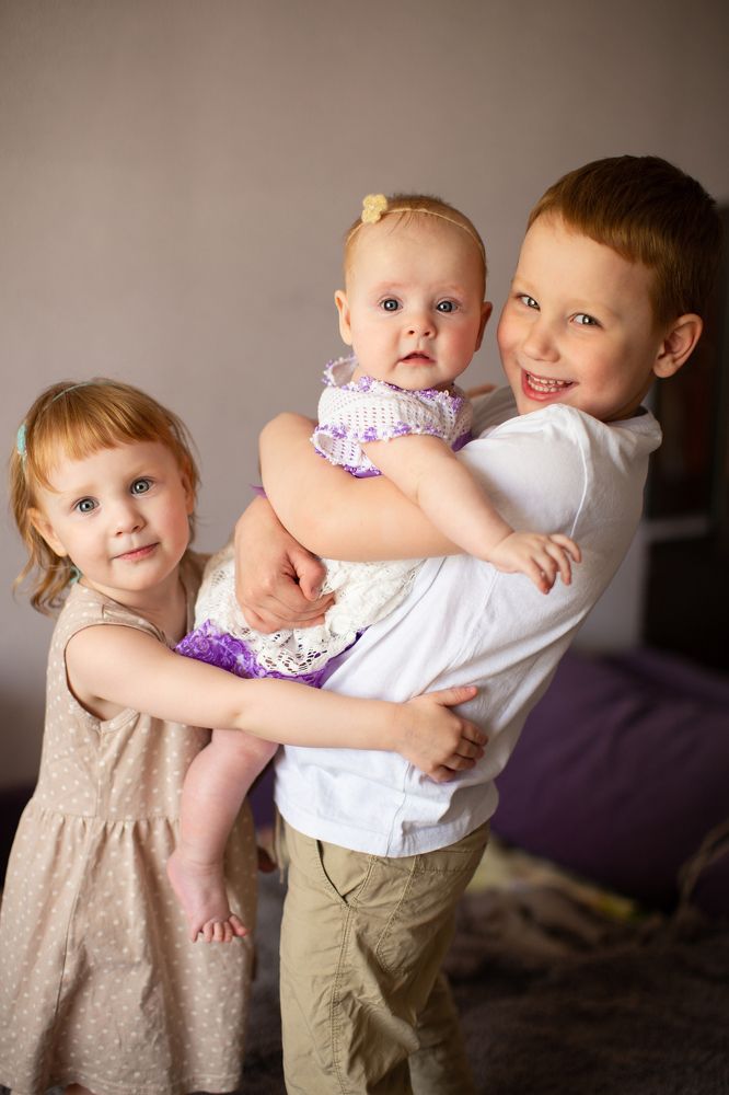 Трое маленьких лисят