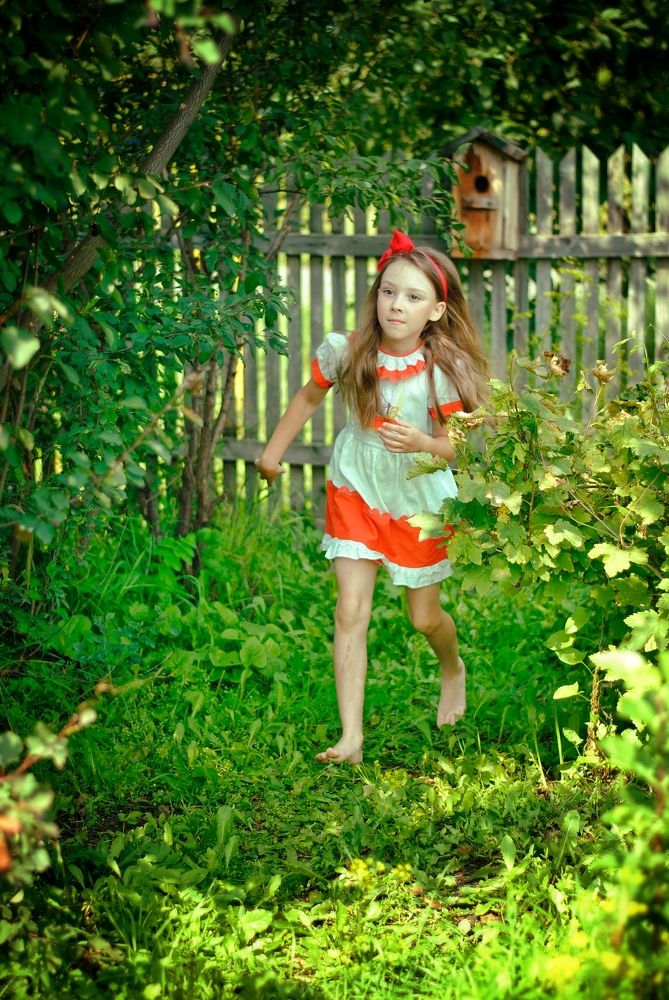 Бегом по саду