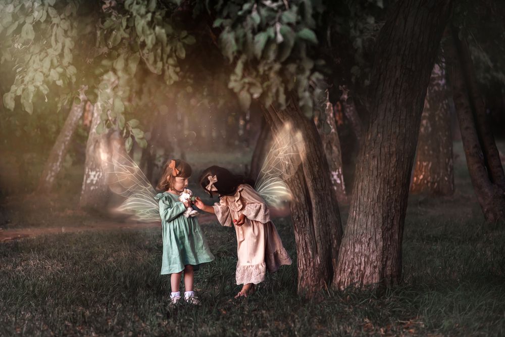 Лесные феи и их друг кролик Персий