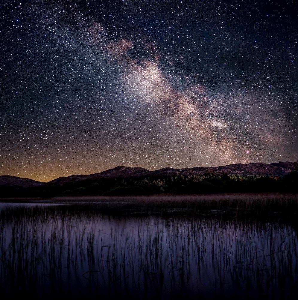 Milky Way over Lough Gill, Sligo Ireland