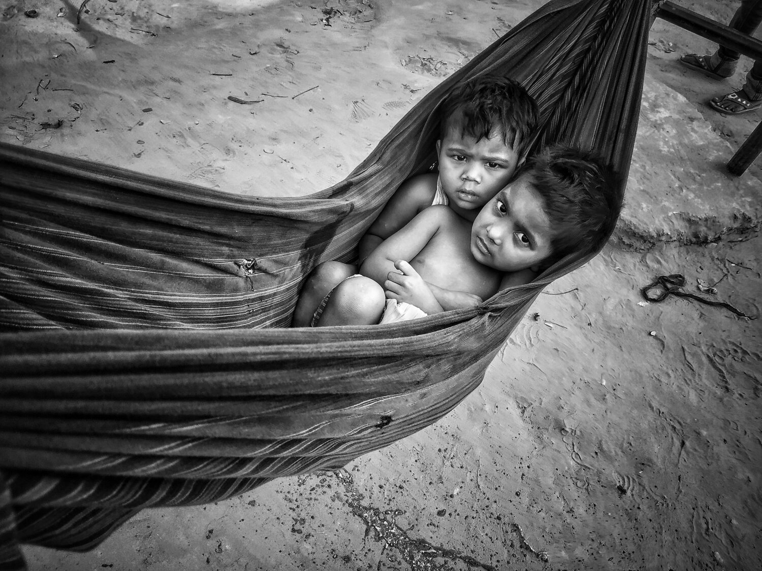 Mobile black and white photography