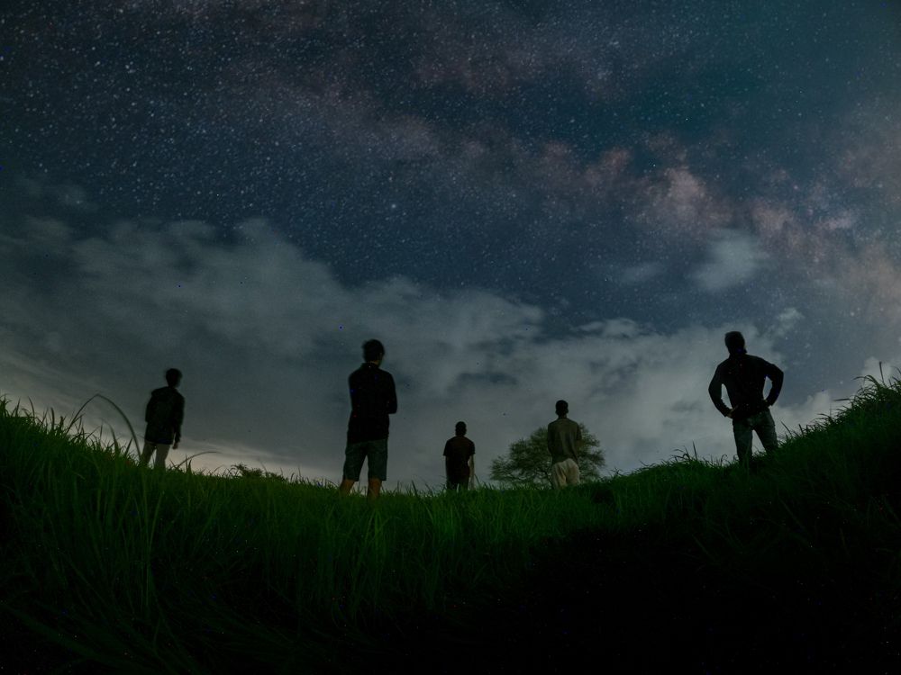 Look at the stars look how they shine for you