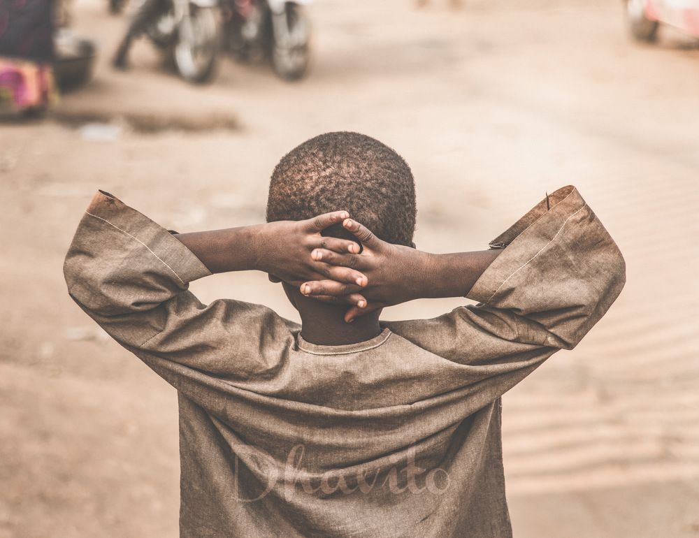 A portrait of a Street Child.